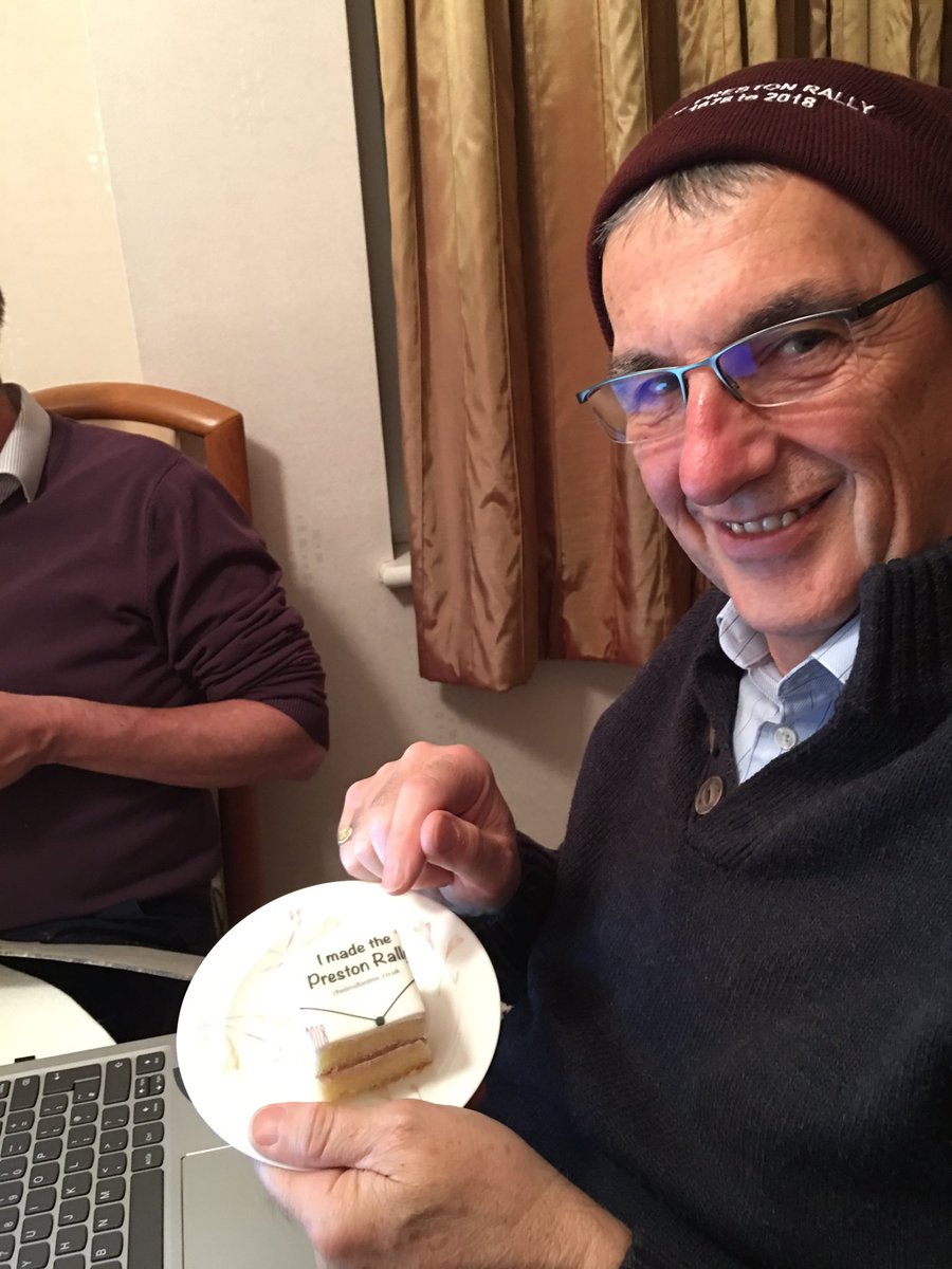 Team’s final full team meeting - Danny brought a cake, Chairman Jim cut it and CoC Brian got the first piece.

Not long now......