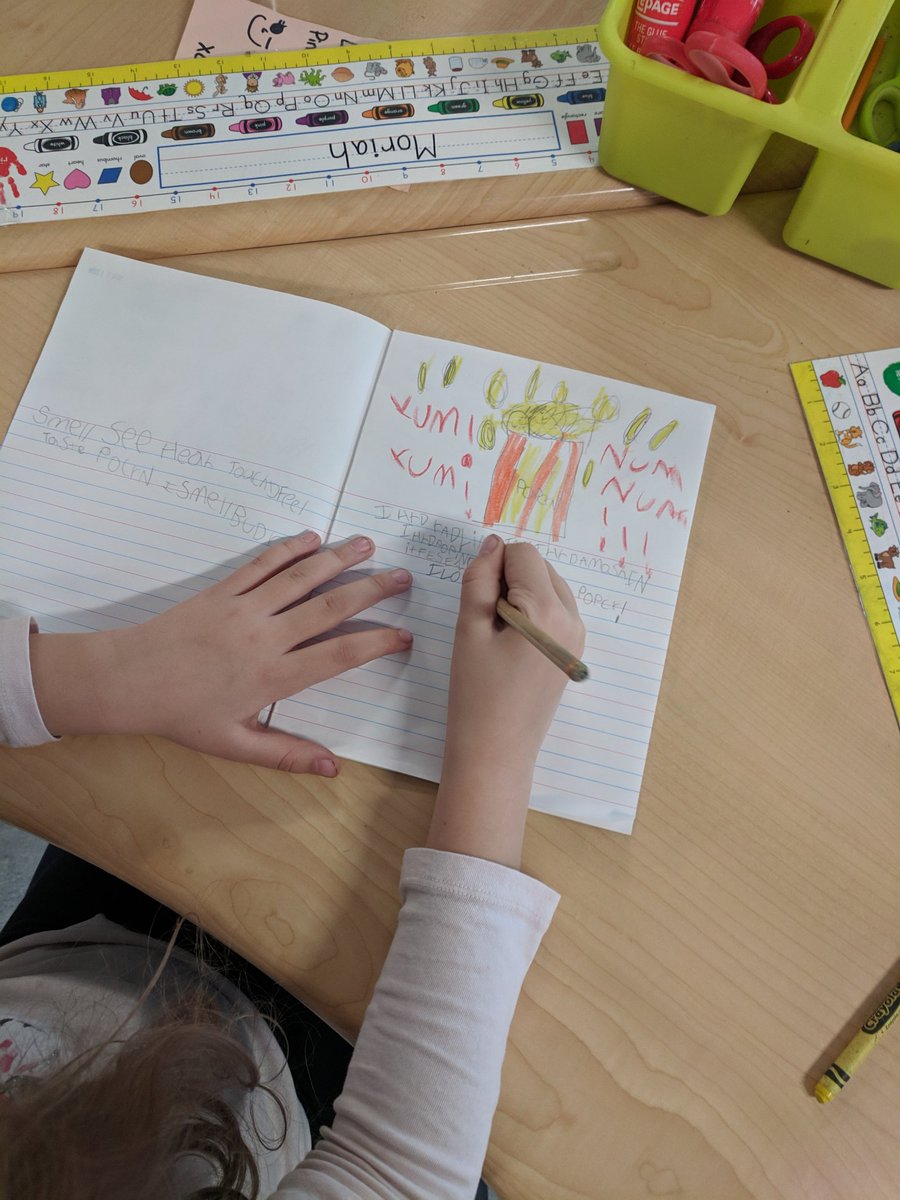 MsCopithorne's tweet photo. Learning about our senses and enjoying some popcorn #rvsed #grade1 #science #handsonlearning https://t.co/NpvauP2p5W