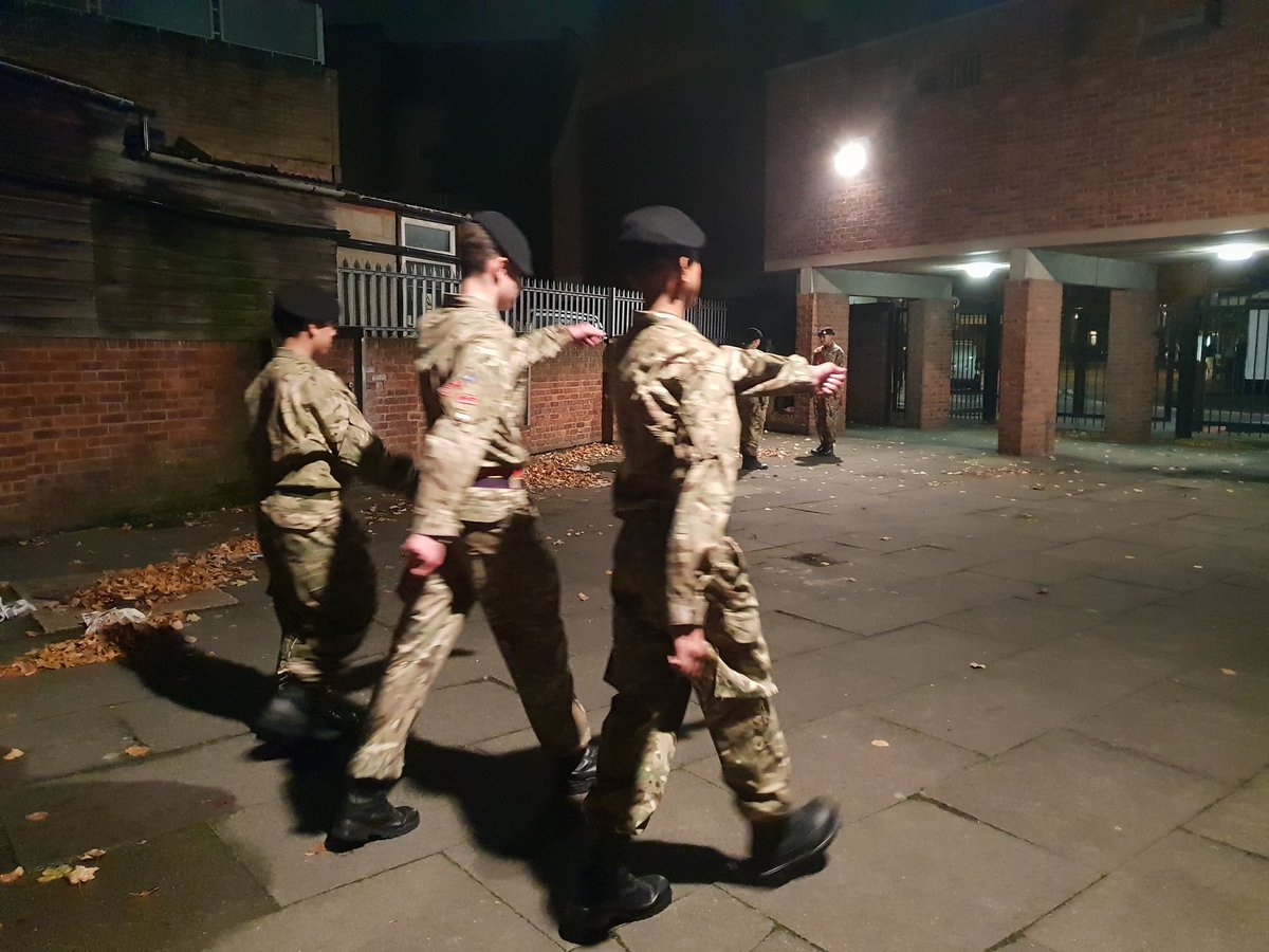 131Detachment's tweet photo. Senior cadets from @131Detachment imparting their drill wisdom to our Basic cadets to get them ready for their drill test #passingknowledge @ArmyCadetsUK @SWLondonACF https://t.co/Xs9MRTgaC4