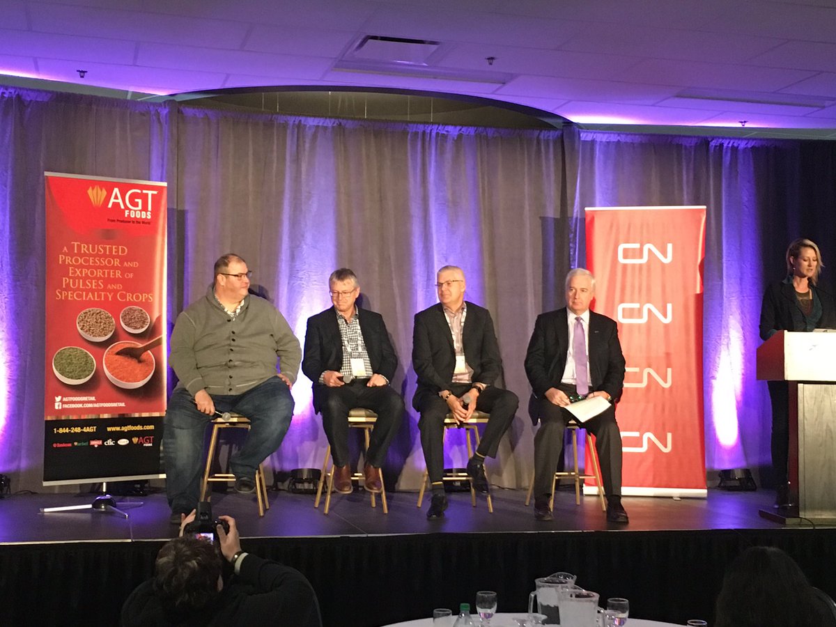 R_Kazadi's tweet photo. Grain Transportation Panel Discussion at #Agribition https://t.co/luo3BIQl7U