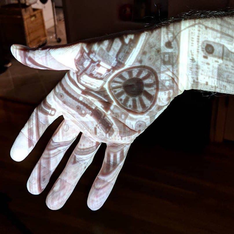 OxyArts's tweet photo. Keith Skretch home testing for the opening of “U-R-U: Aren’t You”, a digital mapping and video project conceived in collaboration with Occidental Theater’s concurrent production of “U-R-U”. Join @OxyCDLA for the reception Friday, Nov 30 in Fowler-Johnson Courtyard 6:30-8:30PM. https://t.co/C9JQ9l9h17