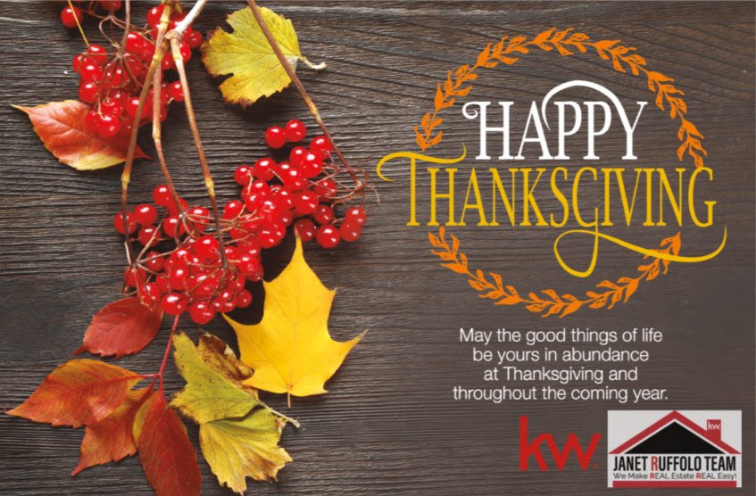 RuffoloTeam's tweet photo. We would like to wish you a Very Happy and Safe Thanksgiving!!! 🦃🍁🍂🦃🍁🍂🦃 from the Janet Ruffolo Team!!!

#happythanksgiving
#happythanksgiving2018
#thanksgiving2018
#janetruffoloteam
#janetruffoloteamkw
#kellerwilliamsrealty
#wemakerealestaterealeasy https://t.co/IVbjmOpBUm