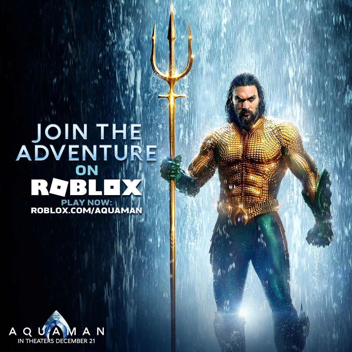 Aquaman Movie On Twitter What S Greater Than A King A Hero Join The Adventure With Aquaman Now On Roblox Https T Co 4q6mg7gxs8 - aquaman roblox event