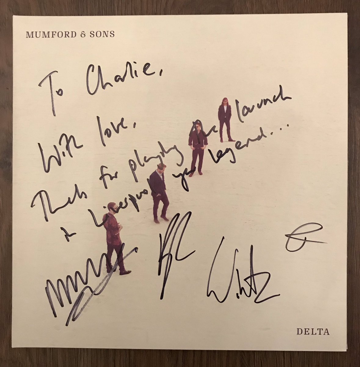 Charlie Reader BEM (@creadermusic) on Twitter photo Thank you so much <a href="/MumfordAndSons/">Mumford & Sons</a> Life is complete. Iβm officially a legend! π
#DeltaTheAlbum #MumfordandSons Thank you so much <a href="/MumfordAndSons/">Mumford & Sons</a> Life is complete. Iβm officially a legend! π
#DeltaTheAlbum #MumfordandSons