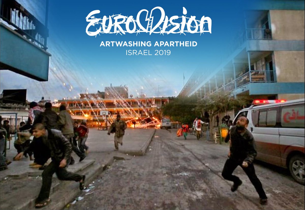 BDSMadrid's tweet photo. Nos gusta que en @OT_Oficial lxs concursantes hablen abiertamente de feminismo, contra la LGTBIQ+fobia...
Pero también debemos hablar de que Israel utiliza @eurovision_tve para lavar sus crímenes: #BoycottEurovision2019 #BDS #OT18Gala9 https://t.co/iUHiC6IDbr