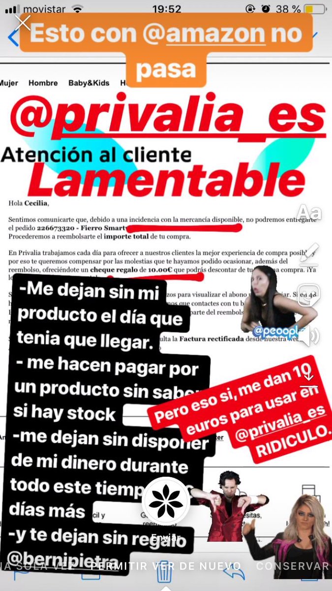 Paty_Yuste's tweet photo. Vergonzoso lo de @Privalia_es me dejan sin regalo para un padre y encima no devuelven el dinero. No compreis nada!!!!! #privaliaesuntimo https://t.co/gD5D7CYr3h