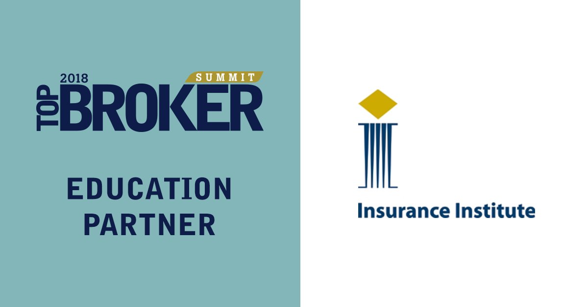 High-level insurance education is key to expanding your book of business, landing the next big client, and seizing new opportunities. Insurance Institute is our Education Partner for the #TopBrokerSummit on November 26. Register at buff.ly/2JxamDU <a href="/InsuranceInsCA/">Insurance Institute of Canada</a>