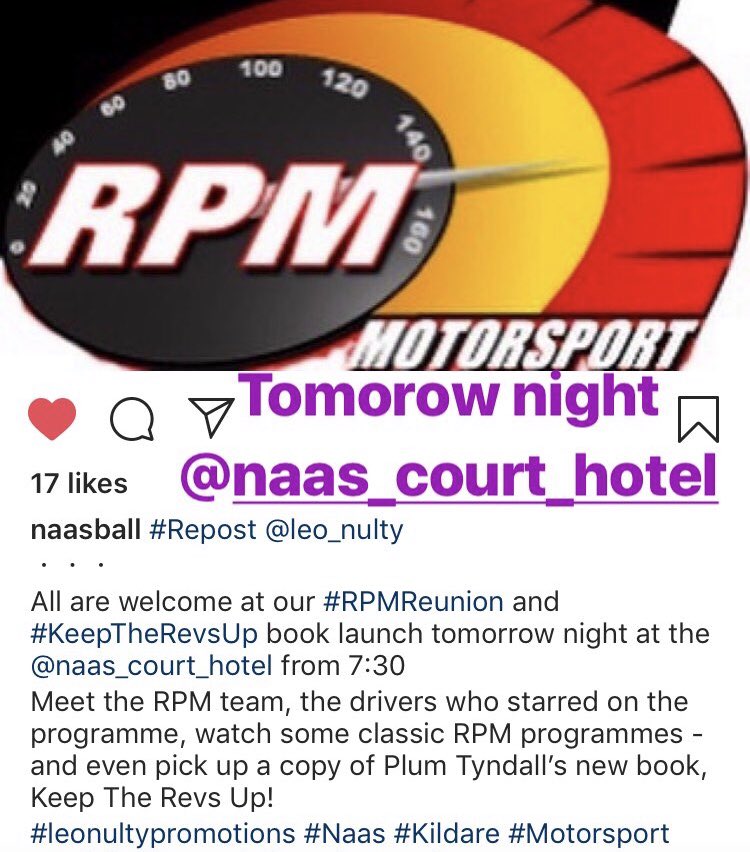 Looking forward to tomorrow night all welcome <a href="/TopOfTheTower/">Leo Nulty</a> <a href="/Mondello_Park/">Mondello Park</a> <a href="/WhatsOnInNaas/">Whats on in Naas</a> 
<a href="/motorsport_ie/">Motorsport.ie</a> <a href="/MotorsportIRL/">Motorsport Ireland</a> RT