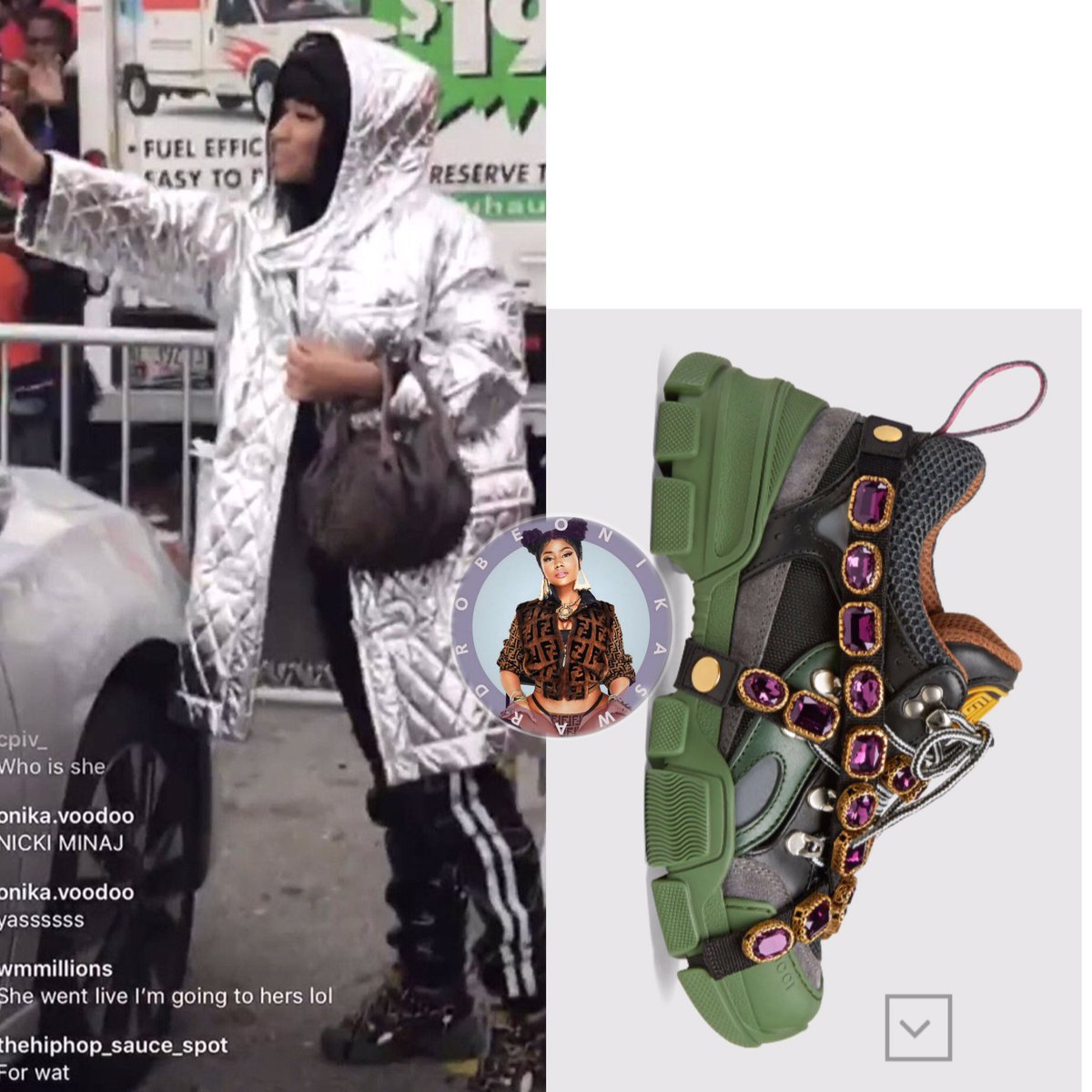 gucci flashtrek outfit