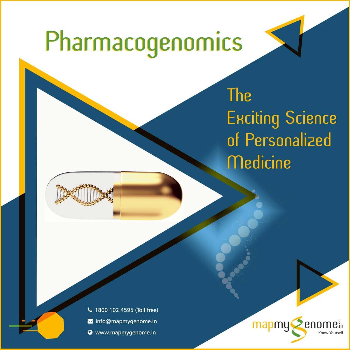 One drug does not suit all.
Genetic screening can help you (and your doctor) choose the right drug - one that works for YOU. Know more at zurl.co/p5Wq  
#pharmacogenomics #personalizedmedicine #drugefficacy #medicamap #precisionmedicine