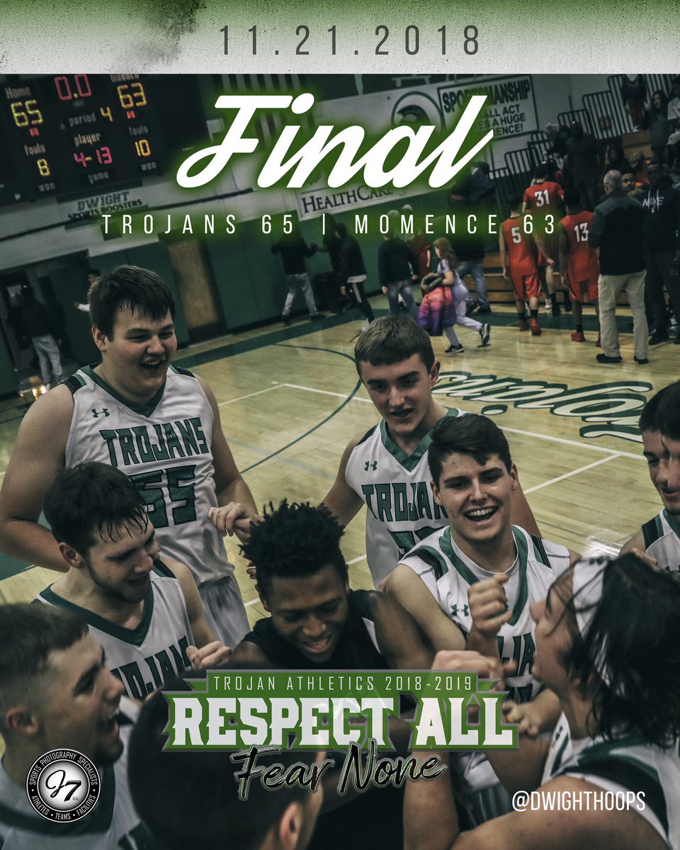 Trojans top Momence 65-63 - Wahl 17 / Graham 17 #IHSA #Basketball