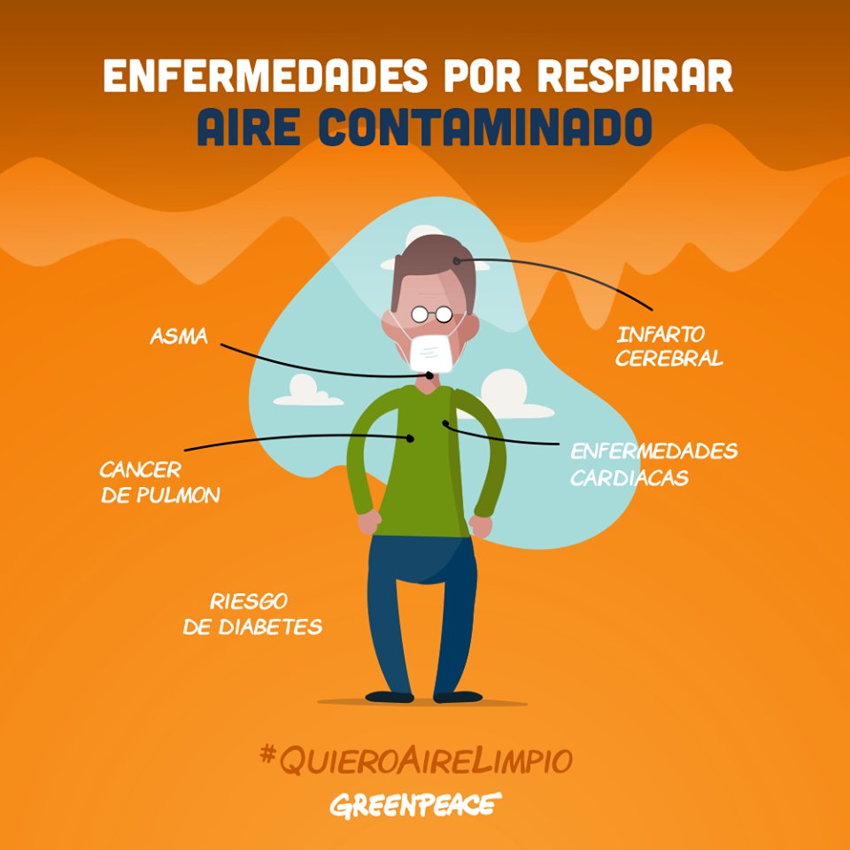 PUMAGUA's tweet photo. ¿Sabías que respirar aire contaminado ocasiona estas enfermedades? https://t.co/7oy5tsymLR