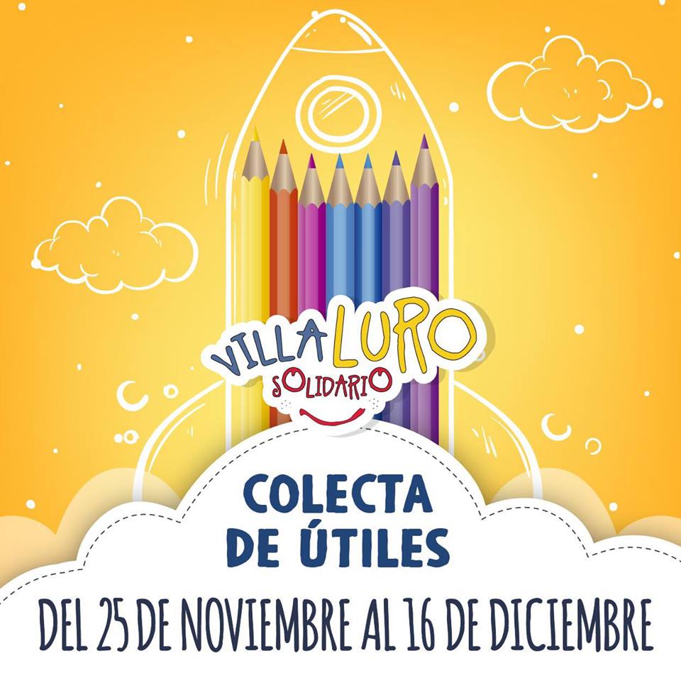 VLUROSOLIDARIO's tweet photo. Del 25 de noviembre al 16 de diciembre juntamos ÚTILES ESCOLARES nuevos o usados en buen estado para el comienzo del ciclo lectivo 2019 de nuestros ahijados y ahijadas✏️❤️

Mirá dónde podés acercar tus donaciones👇🏻 #colectaútiles #vls #villaluro #ong  #ahijados https://t.co/uSauyCJFVI
