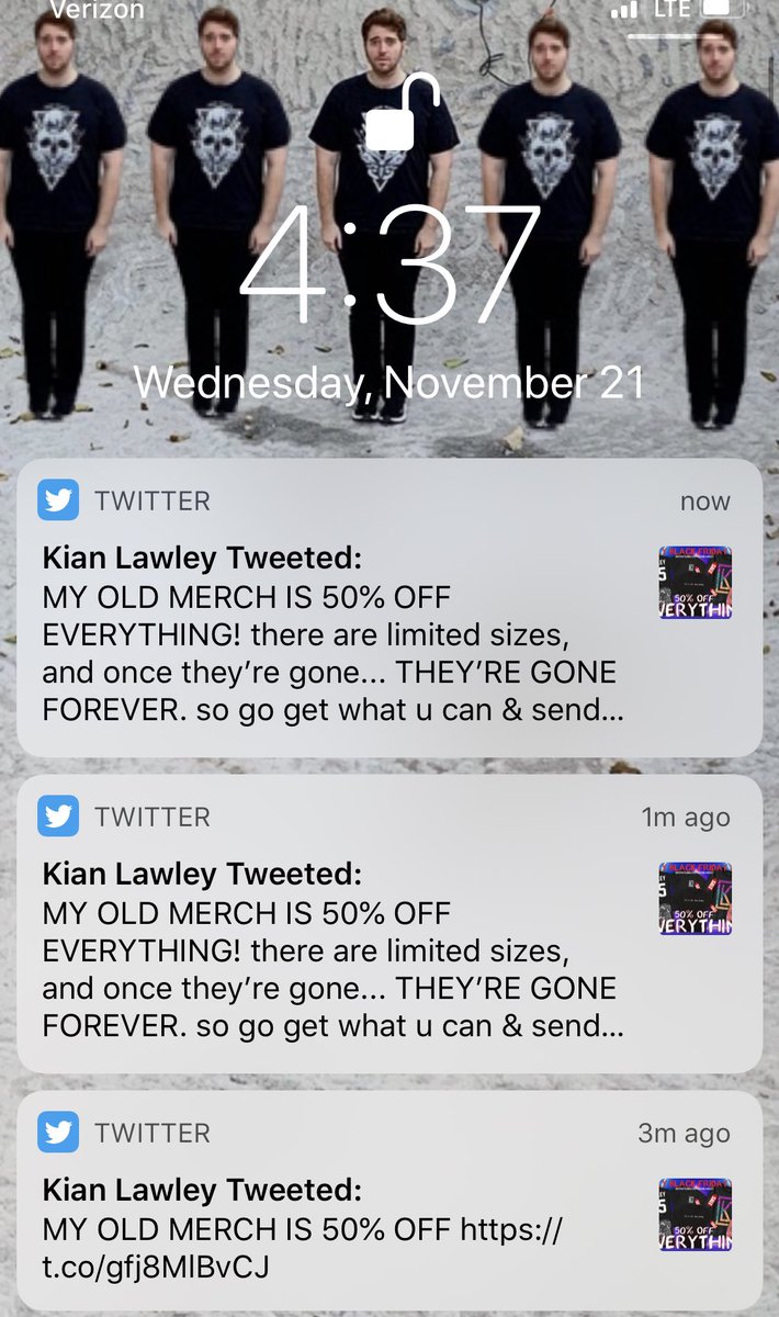 RickyPDillon's tweet photo. I wonder if kians merch is on sale https://t.co/lPk99N9BMP