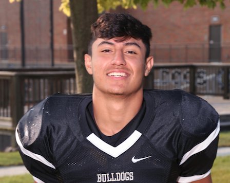 suntimes_preps's tweet photo. π2018 ALL-AREA TEAM π
DB Sebastian Castro, @HLR_FOOTBALL
An Iowa recruit, Castro piled up 82 tackles, four interceptions, three forced fumbles and three fumble recoveries for a Richards team that was unbeaten until its semifinal loss. #CSTGameWeek https://t.co/BDDknu1IOm