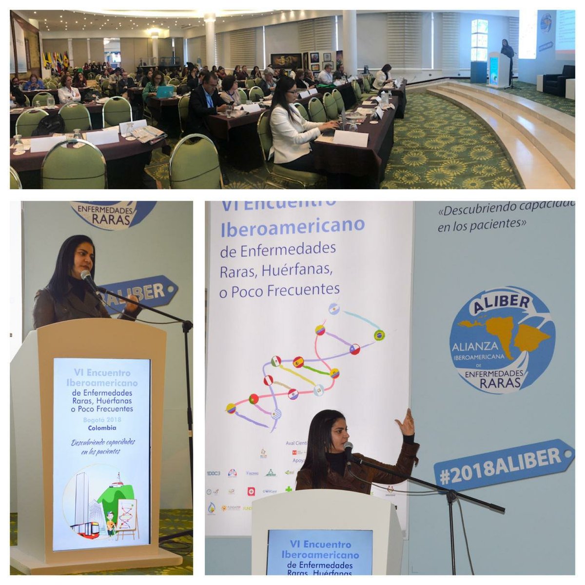 INSColombia's tweet photo. “El registro en el Sistema de Información es muy importante y los pacientes son el centro del servicio que hacemos", Directora @INSColombia, #MarthaLuciaOspina durante su intervención en #2018ALIBER https://t.co/Q6Af0MP1Nn