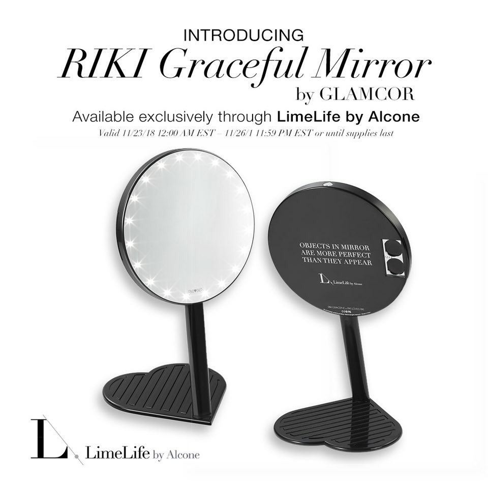 aeslich1's tweet photo. LimeLife #exclusive from @GLAMCOR their BRAND new Graceful Mirror! 🤩 Rechargeable! Ultralight weight, 7x magnifying, professional makeup mirror! Interested or questions let me know! #ThanksgivingEve #BlackFriday2018 #BlackFridayDeals #blackfriday https://t.co/mrbCzaviGS