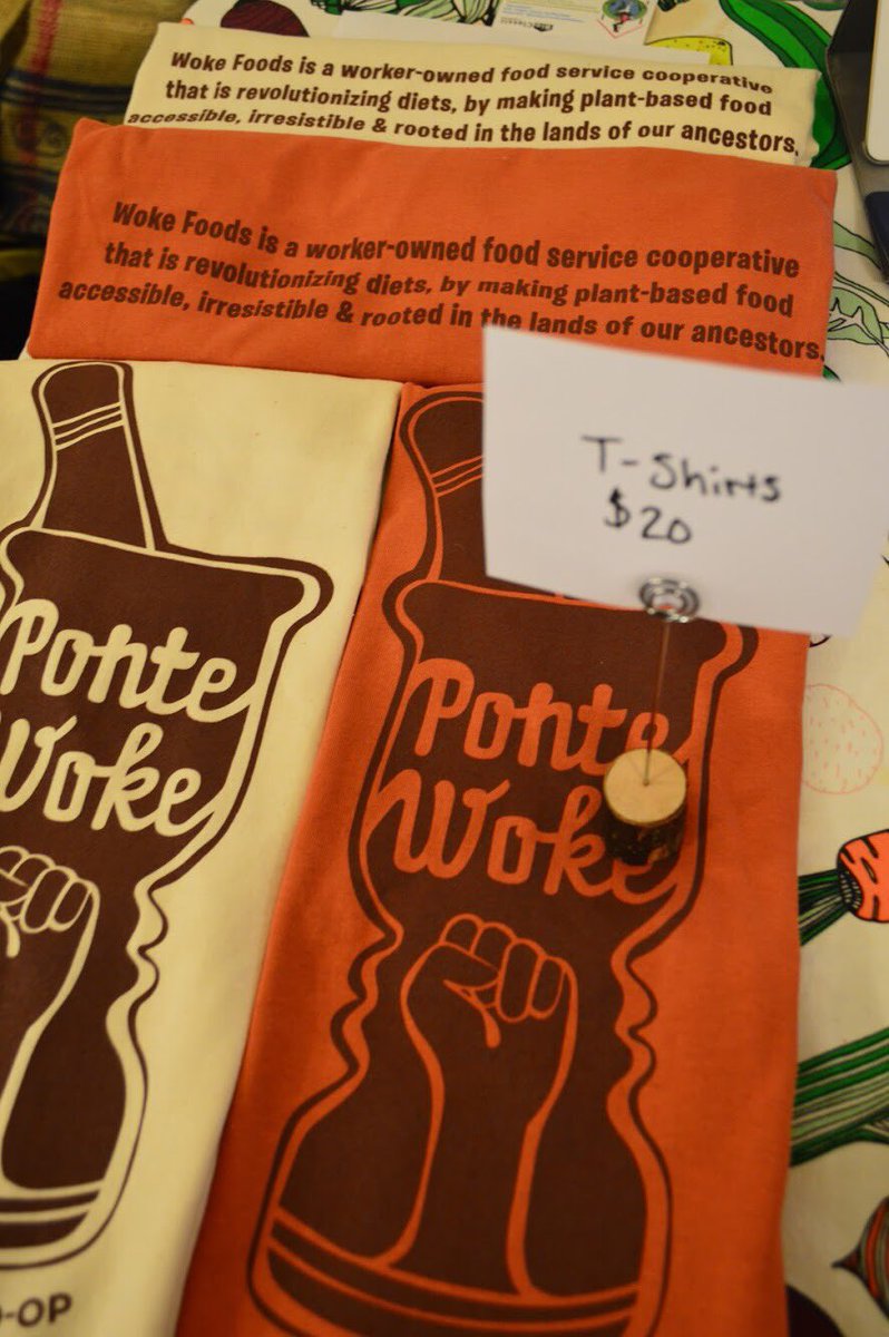 wokefoods's tweet photo. If you missed the event, we will be posting info on how to order your vegan pasteles, coquito, and t-shirts online! All wonderful holiday gifts ⭐️⛄️❄️🎊 #WokeFoods #coquito #pasteles #vegan #pontewoke https://t.co/G0YWIVBS3A