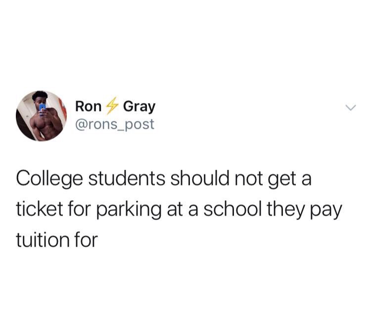 B3llaBabyy's tweet photo. Especially if they can’t even provide enough parking spaces 🤷🏻‍♀️ @millersvilleu https://t.co/JkbDSVCNzl
