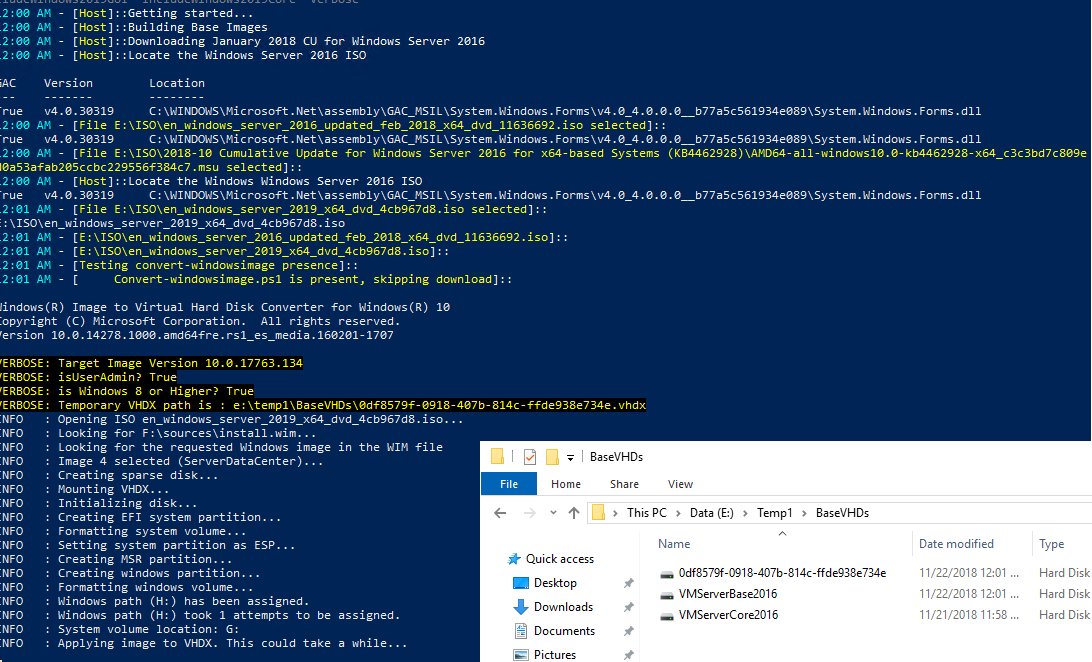DaveKawula's tweet image. And todays #Community Gift is my updated Image Builder for 2016 and 2019 RTM.   Have a look and try it out.   github.com/dkawula/Operat… #MVPHour #AzureLabs #Azure @SifuSun @WSV_GUY @vrapolinario Builds up all your Gold VHDx files for you lab.
