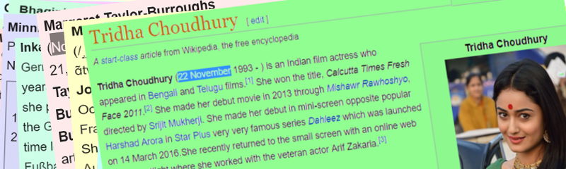 WikiWomenInRed's tweet photo. Happy Birthday to Tridha Choudhury who is an Indian actor in #Teluga and #Bengali films. Only a short article in three languages at present but its @WikiAsianMonth and she's #OnOurBanner
https://t.co/WUZqoCtiQr https://t.co/t7x3mHAWXw