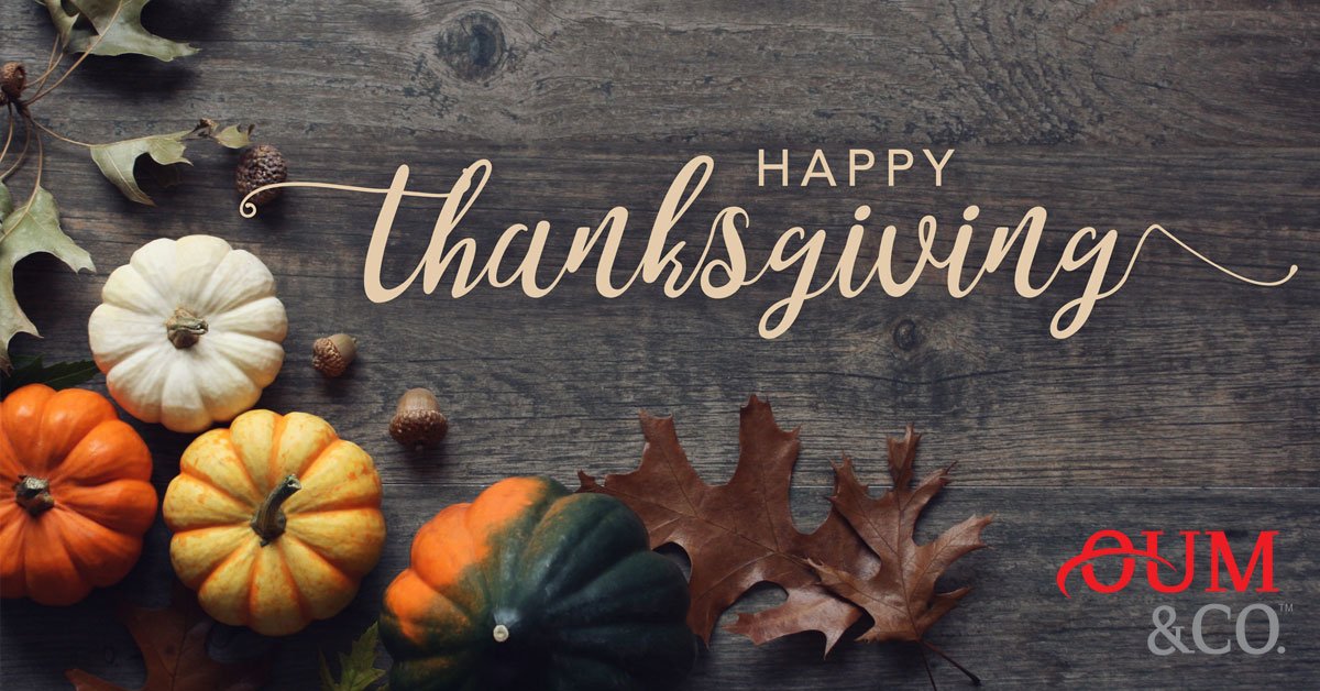 OUMCPA's tweet photo. It's a time to be thankful for all of the things we have in this world, and share them with people that don't. From our family to yours, we want to wish everyone a safe and blessed Thanksgiving. #OUMPROUD https://t.co/gdn3Q9HUpe