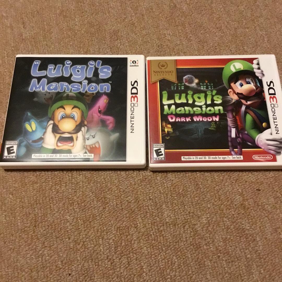 Omegablade936's tweet photo. Just bought #LuigisMansion3DS Now I own both #LuigisMansion games for the #3DS #LuigisMansionDarkMoon #Nintendo3DS https://t.co/rtKuZ5Rgnm