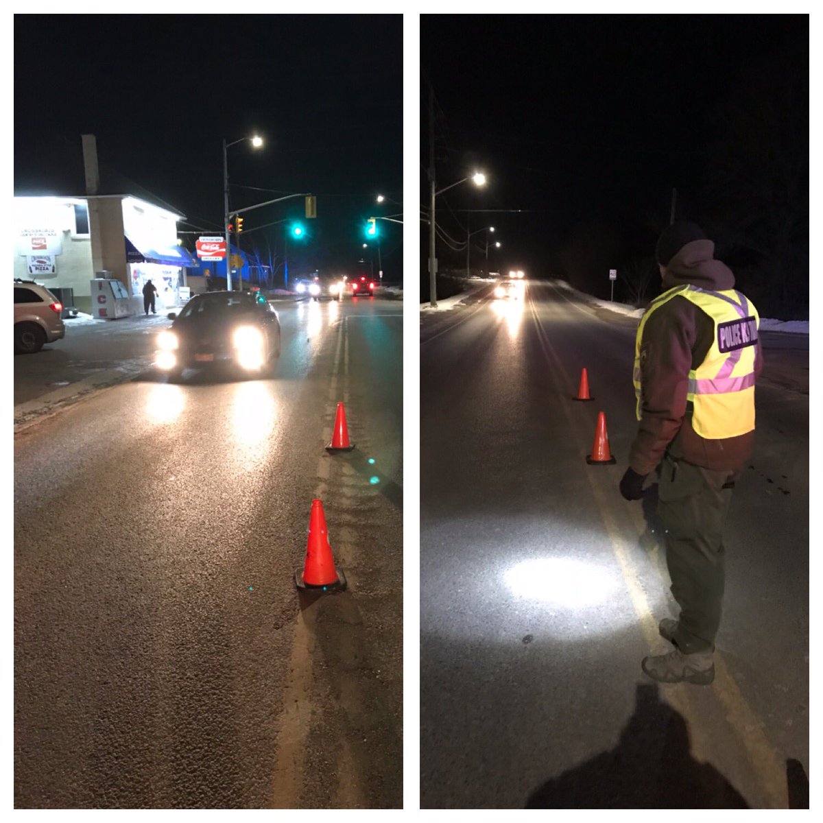 It’s a cold night for RIDE program!! #ArriveAlive #DontDrinkAndDrive <a href="/KingstonPolice/">Kingston Police</a>