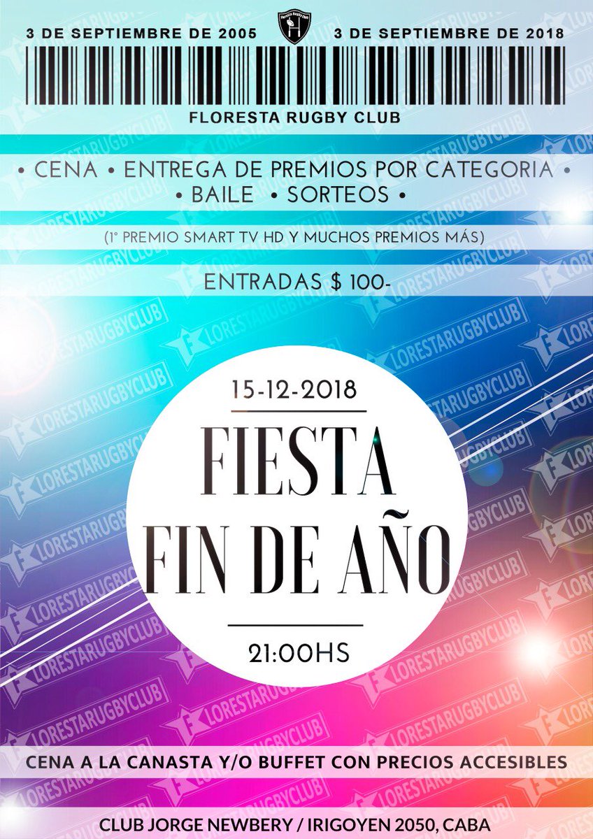 Se viene ! Se viene! Los esperamos a todos !! 🙌🏻🙌🏻🙌🏻 #FlorestaSomosTodos ⚪️⚫️⚪️