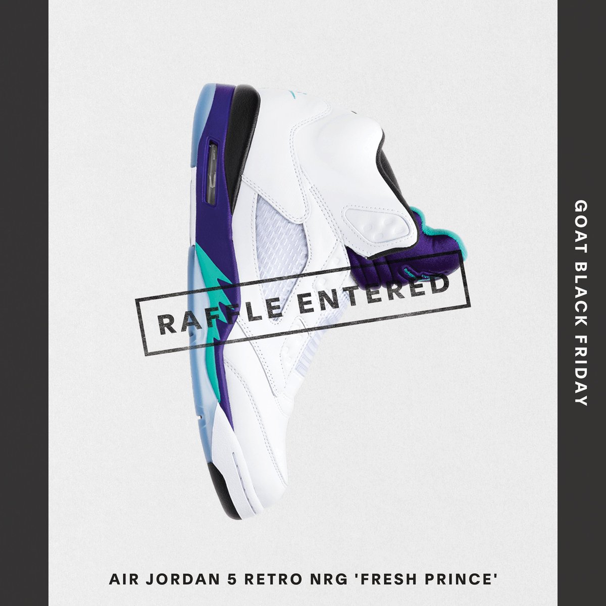 manumbt's tweet photo. Enter the #GOATBlackFriday Raffle for your chance to win the most coveted sneakers and other prizes. @goatapp https://t.co/SrGr2hT8cd https://t.co/8WwaGBukYO