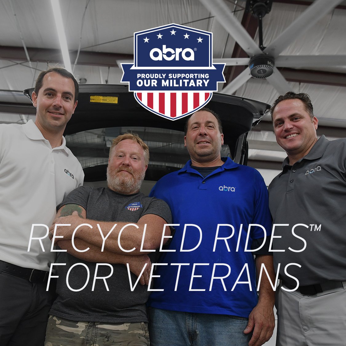 Abra employees have just refurbished 8 vehicles which will be gifted to service members across the country.