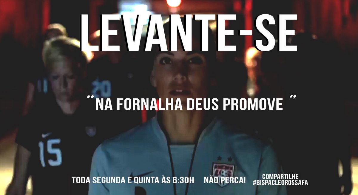 Levante-se - Motivacional // Na fornalha Deus promove // Bispa Cléo 
youtu.be/Oe6-XKKyqXs

Inscreva-se no canal da Bispa Cléo e receba diariamente. youtube.com/c/cleoribeiror…
