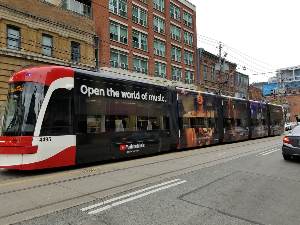 ttc_kid's tweet photo. YouTube Music Streetcar @TTChelps @youtubemusic #TTC #Toronto @Camila_Cabello @asvpxrocky https://t.co/tNpoZpwV11