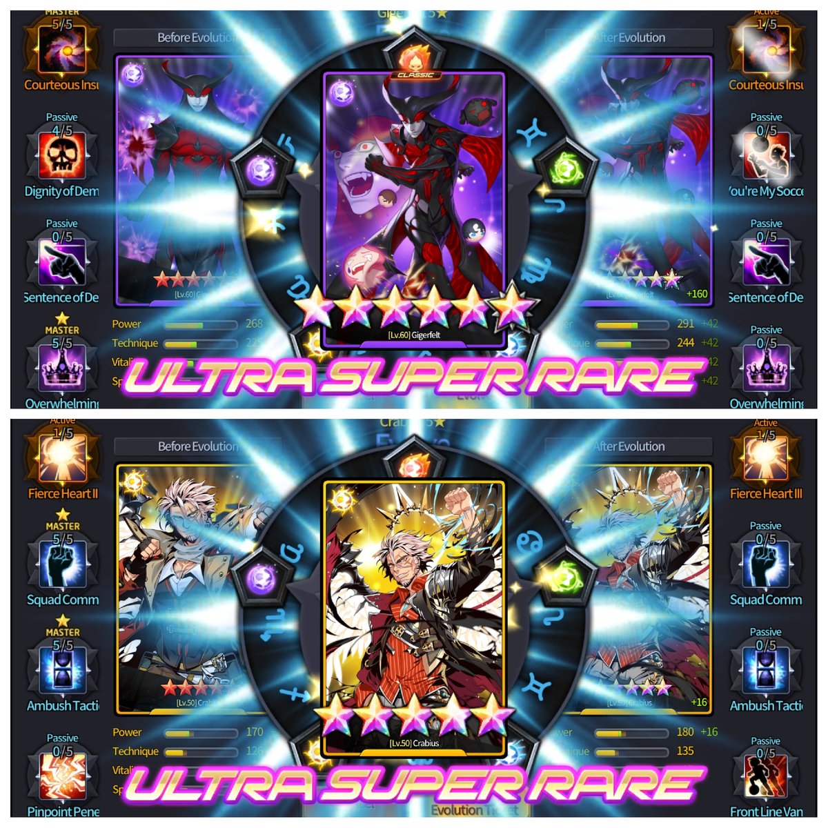 WeDeWGames's tweet image. Catching up on EEs. Always fun seeing new art.
.
.
.
#soccerspirits #extremeevolution