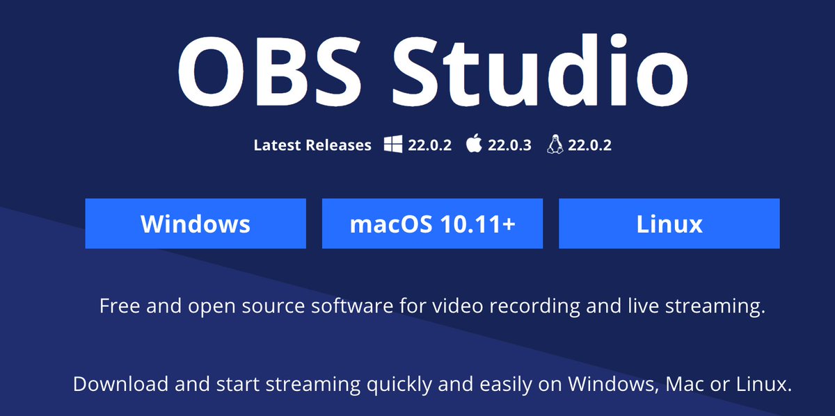 佐仔a Twitter Obs Studio 在电脑上直播录视频之神器 免费 直播和录屏工具 对多屏幕的管理很好 很多网上教程都用它录