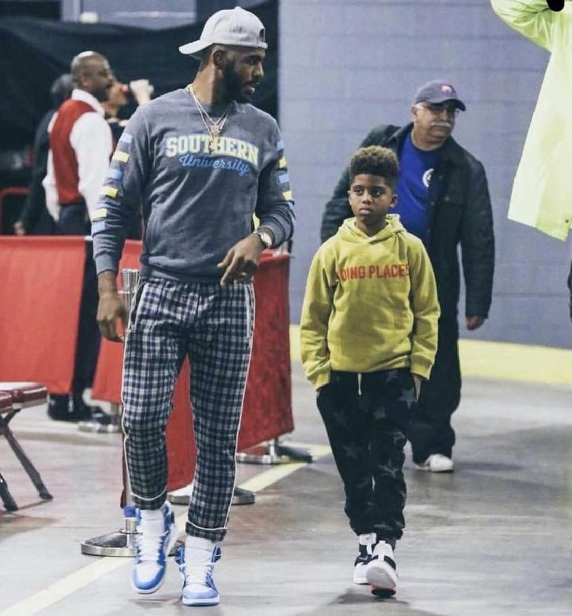 _AKenney's tweet photo. MOOD for Bayou Classic!🗣💙💛

@CP3 already know who running New Orleans this Weekend😈

#MyHBCU #SU https://t.co/83EwjkfZaq