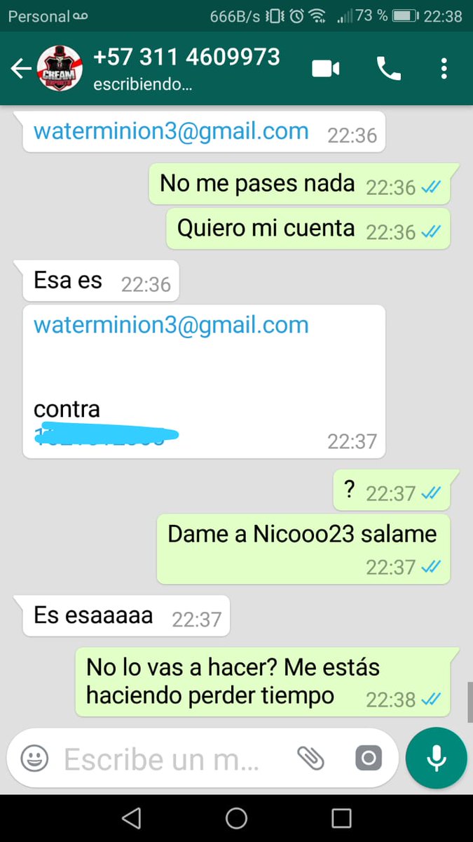 Porfavor difundir esto a mí amigo @AgustinAE_Cr le robaron la cuenta  cambiándole el ID de la cuenta que ya estaba enlazada, este tipo <a href="/Water_MinionXX/">Water Minion |XX</a> ayuden para que nadie más caiga en los engaños de este ratón que anda estafando a la gente RT y FAV se agradece