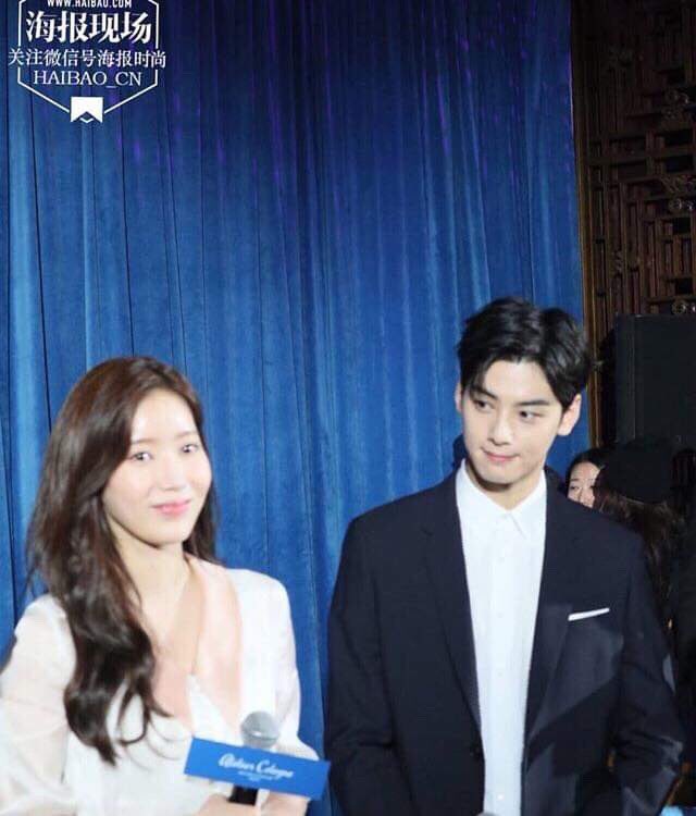 DoRae2018's tweet photo. My Queen and King! 💚😍

#ImSooHyang #ChaEunWoo 
#EunHyangForReal #EunHyangCouple #DoRae #DoRaeCouple #AtelierCologne https://t.co/jzHwgXiiPJ