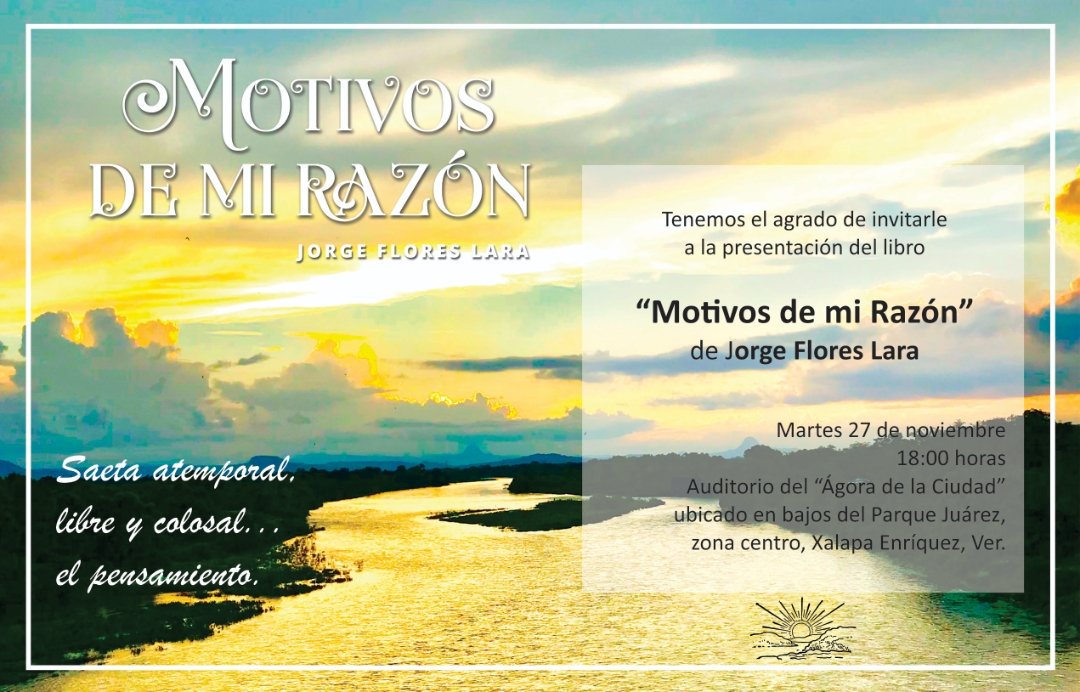 motivodemirazon's tweet photo. Les invitamos a la próxima presentación de el libro Motivos de mi Razón https://t.co/vrMDYKdXik