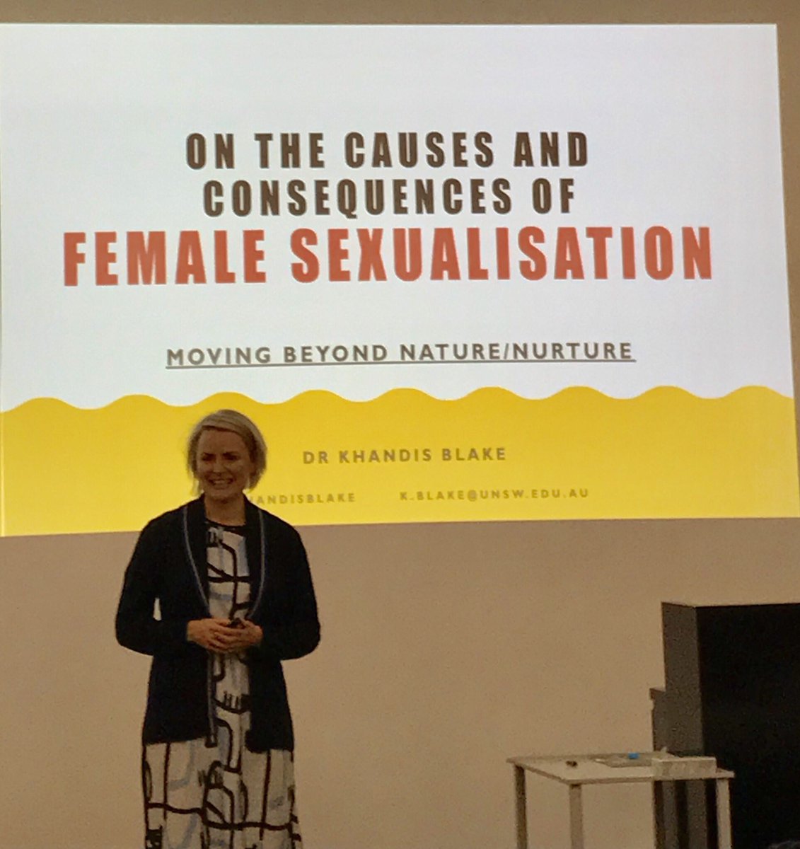 yasalav's tweet image. Very interesting results on female sexualisation presented by @KhandisBlake #Psychtalks #unimelb