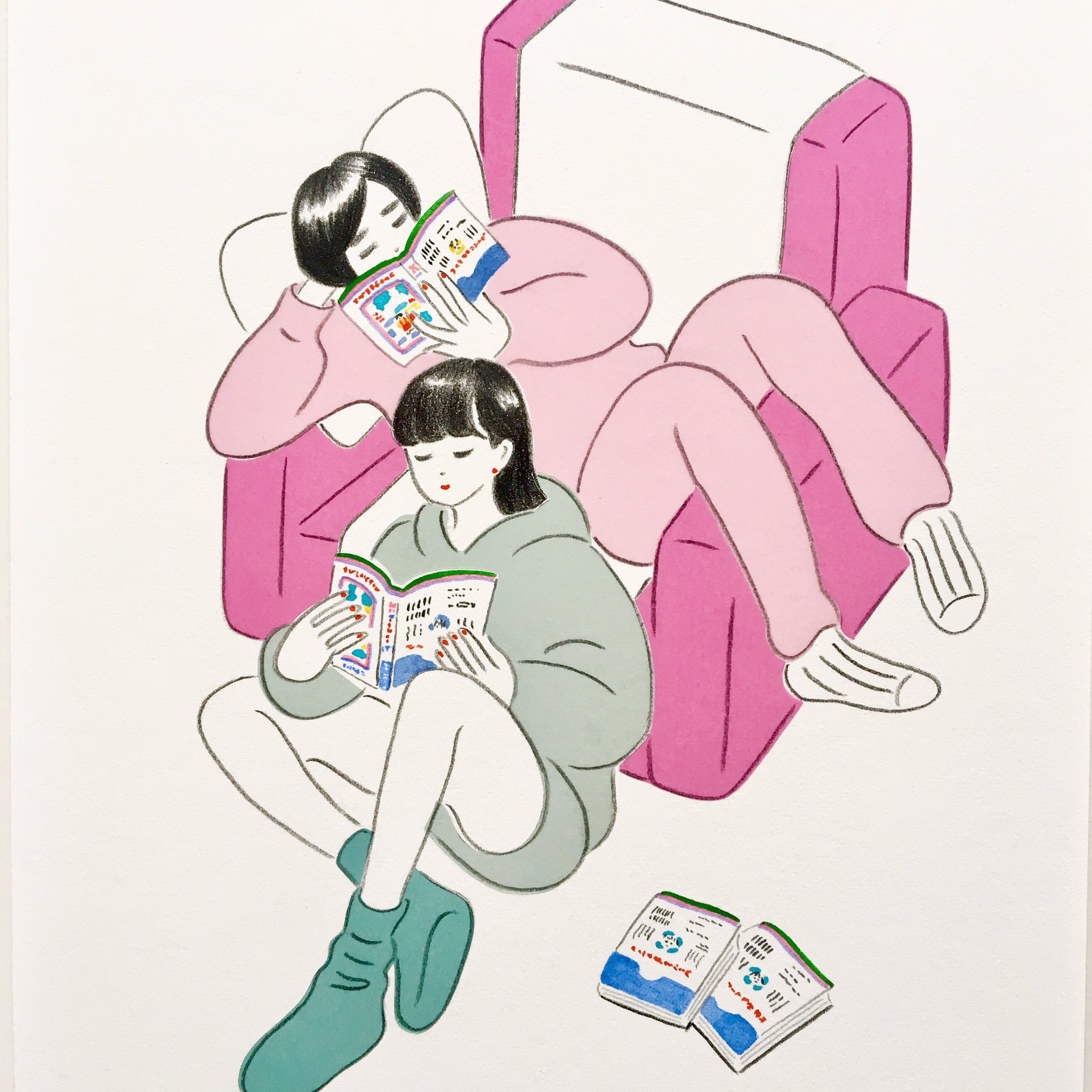 深川優　原画　水彩画 深川優 原画 水彩画 Yu Fukagawa (@yu_fukagawa) • Instagram