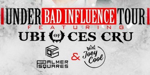 meanddathome's tweet photo. #UnderBadInfluenceTour featuring Ubi of @cescru @therealJoeyCool &amp; @PalmerSquares coming to @caboozempls Dec 9th!! 

Twitter peeps: Pretty please RT this cuz I'm trying to shoot 📷 the show and I wanna get the word out!! https://t.co/pkH0qrz3Sk