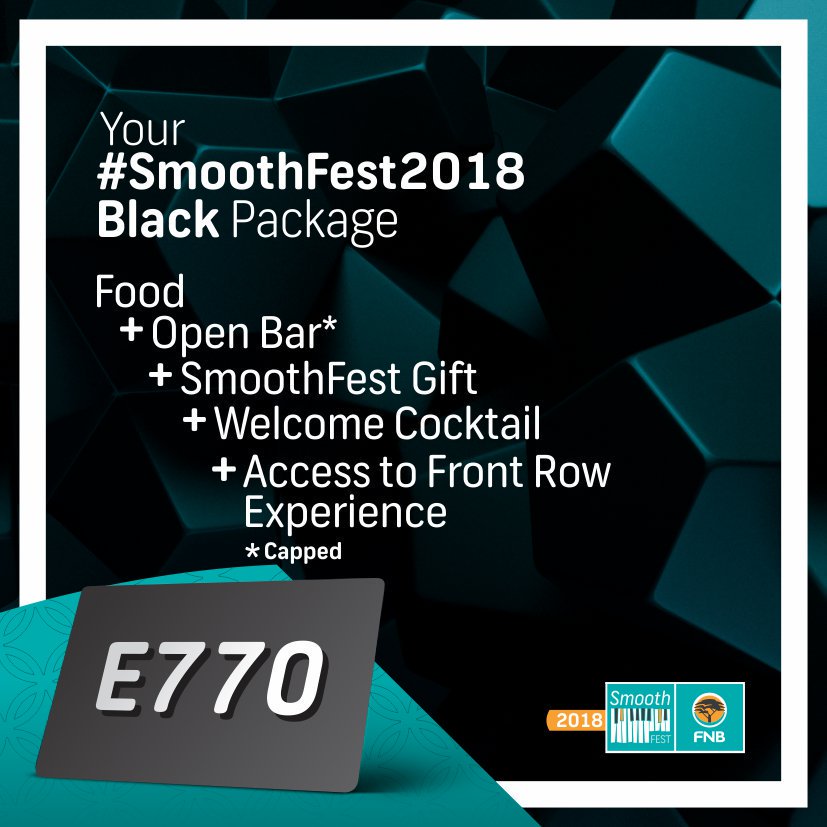 #Smoothfest2018 Black Ticket for sale. DM for details.