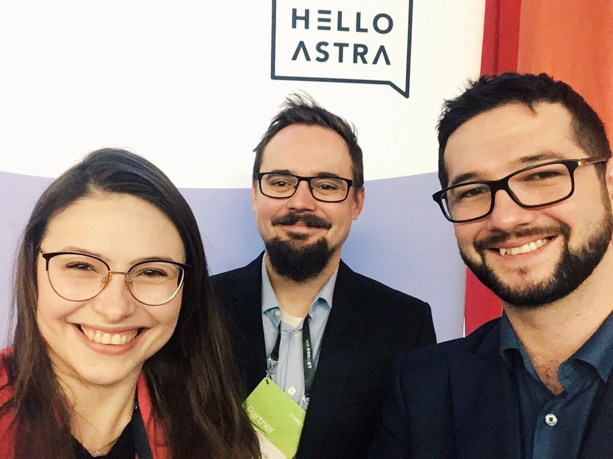 HelloAstra's tweet photo. Say hello to #HelloAstra team at Rethink! #HRtech in #Berlin https://t.co/aqWitxqXLw