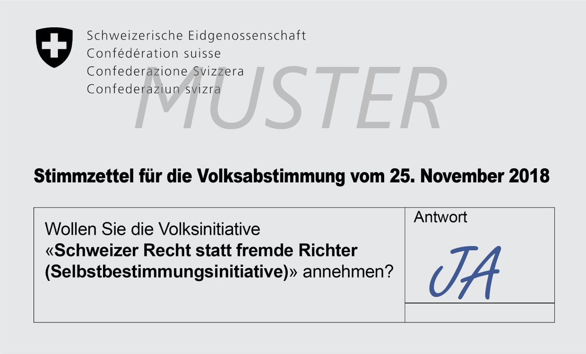 DanieleWeber_CH's tweet photo. Heute noch die #Abstimmungsunterlagen persönlich auf ihrer #Gemeinde einwerfen. Mit einem #Ja zur #Selbstbestimmungsinitiative sagen SIE JA zur #Schweiz und ihrer direkten #Demokratie . #SBI #SBIja #abst18 #chvote https://t.co/HxwO6UkgXc