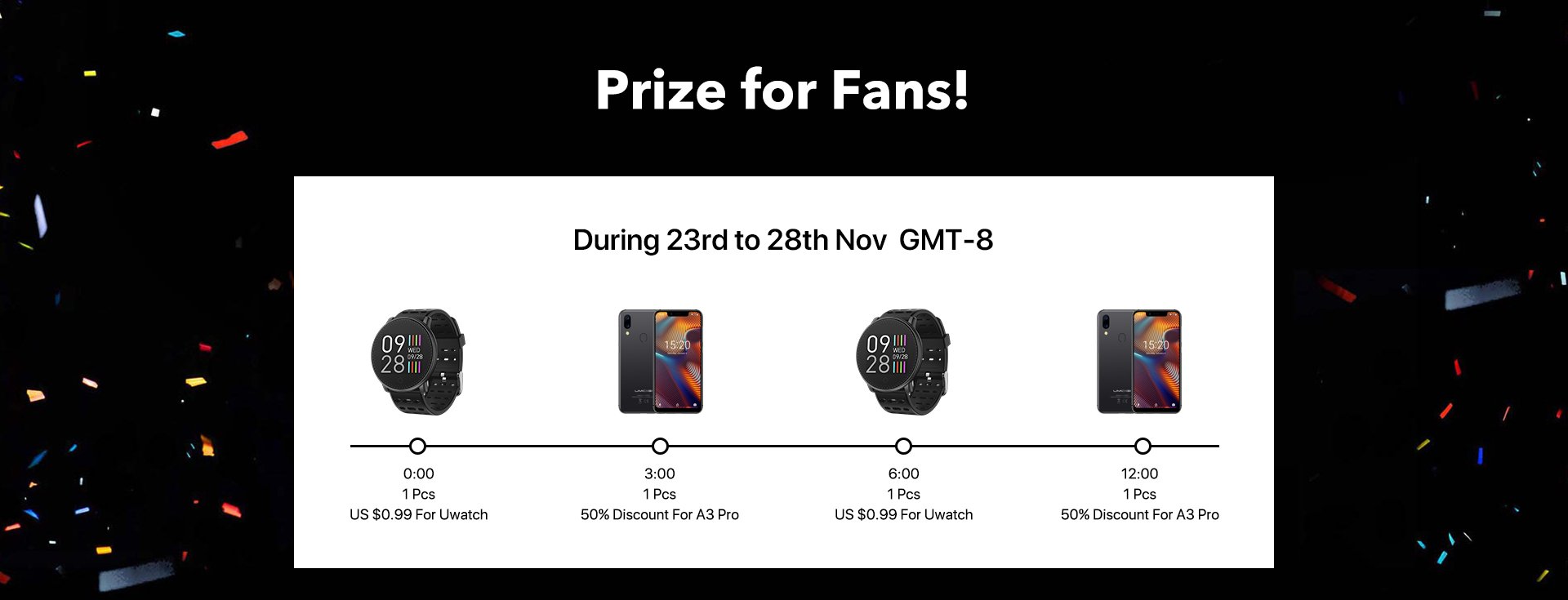 UMIDIGI on Twitter: "#BlackFriday Deals are also available at our AliExpress store😍 From 23rd to 28th November(GMT-8), everyday at some specific time you ...