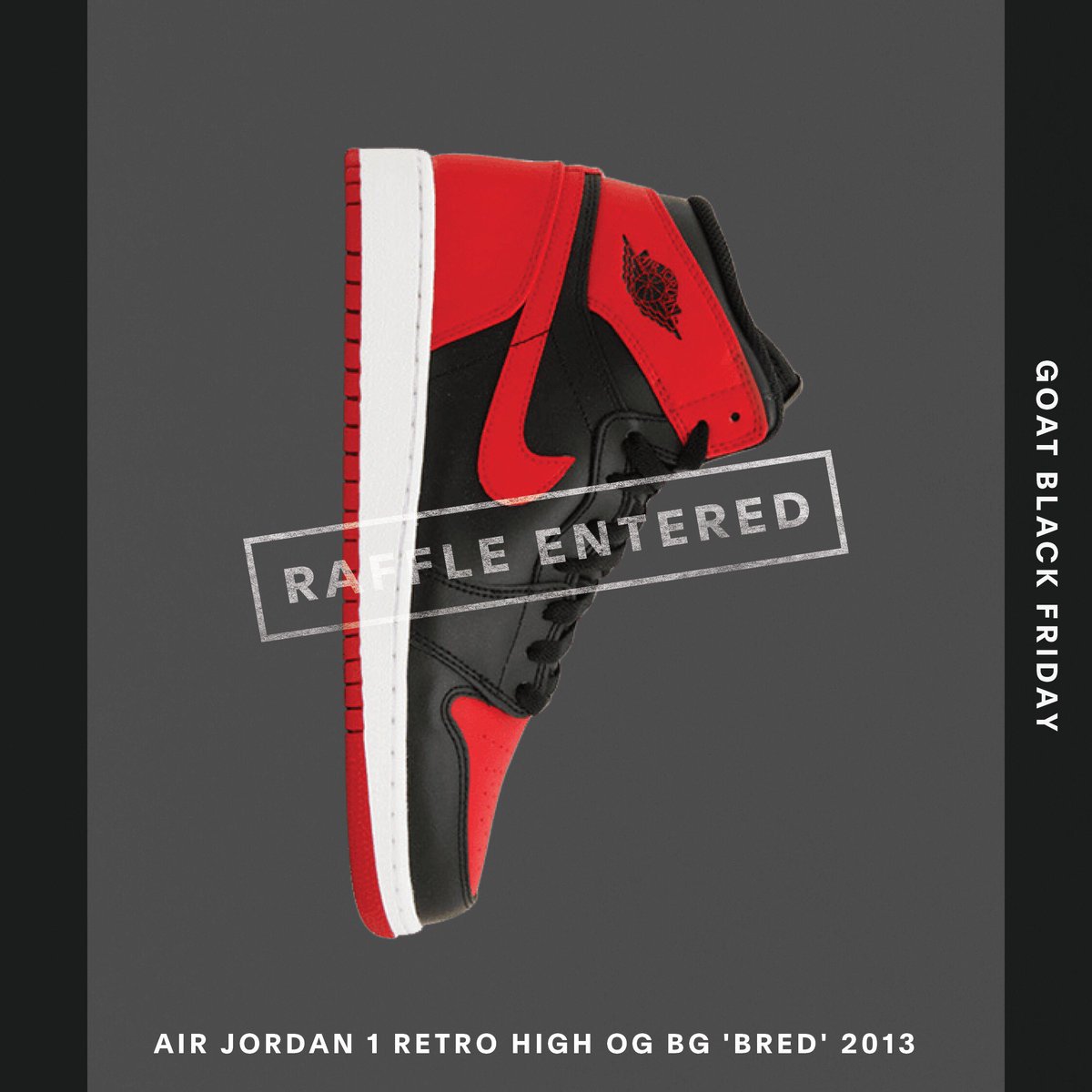 Nick_Cortes_'s tweet photo. Enter the #GOATBlackFriday Raffle for your chance to win the most coveted sneakers and other prizes. @goatapp https://t.co/XsRDPRlHie https://t.co/OAkzzewchG