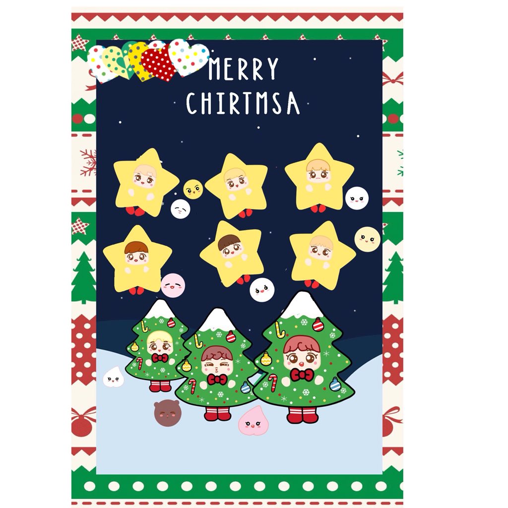 Ti5bH's tweet photo. RT pls 💕.                                                        2018 EXO Advent calendar 💕 https://t.co/6pESAz3iYY
