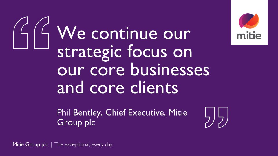 PhilBentleyCEO's tweet image. We continue our strategic focus on our core businesses and core clients. We are enhancing service delivery and margin by reducing our cost base, investing in customer services and deploying the distinctive technology our clients increasingly demand from their #ConnectedWorkspace