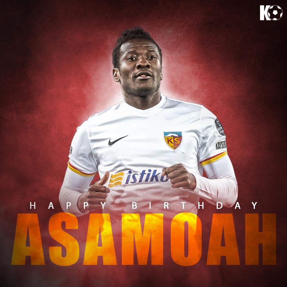 The Ghanaian legend turns 33 today! Join in wishing Asamoah Gyan a Happy Birthday! 